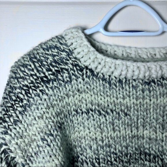 Hand Knit Chunky Vintage Sweater - Picture 4 of 10